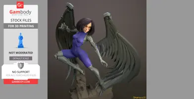 Alita Battle Angel 3D Print Files STLs