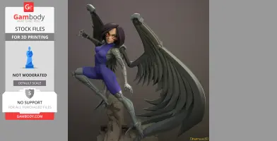 Alita Battle Angel 3D Print Files STLs