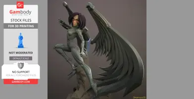Alita Battle Angel 3D Print Files STLs