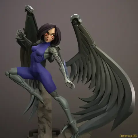Alita Battle Angel 3D Print Files STLs