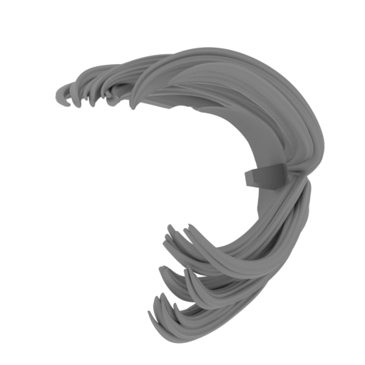 MAN_Alita_HairBangs.stl