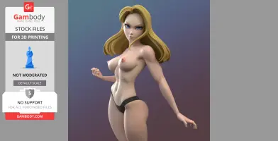 Android 18 from Dragonball Z 3D Print Files STLs