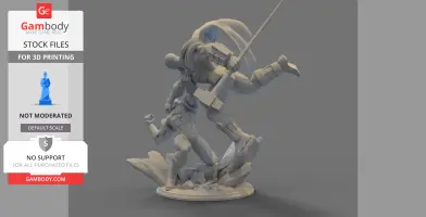 Iron Man Vs Steel Crossover Diorama 3D fanart by CG Pyro - STL Files