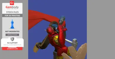 Iron Man Vs Steel Crossover Diorama 3D fanart by CG Pyro - STL Files