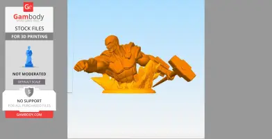 Iron Man Vs Steel Crossover Diorama 3D fanart by CG Pyro - STL Files