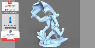 Iron Man Vs Steel Crossover Diorama 3D fanart by CG Pyro - STL Files