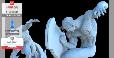 Green Lantern Vs Silver Surfer Diorama 3D Crossover by CG Pyro - STL Files