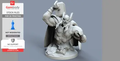 Superman vs Thor Diorama STL Files by CG Pyro