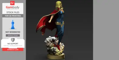 Supergirl Injustice fanart DC Cocmics collectibles by CG Pyro - STL Files