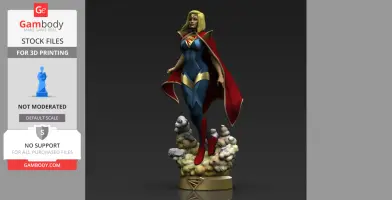 Supergirl Injustice fanart DC Cocmics collectibles by CG Pyro - STL Files