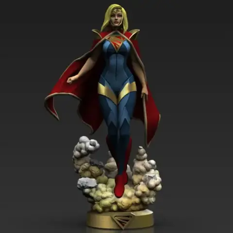 Supergirl Injustice fanart DC Cocmics collectibles by CG Pyro - STL Files