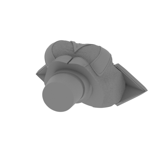 Super Girl_bust_BODY.stl