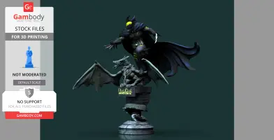 Dark Claw Batman Wolverine Amalgam comics fanarts STL files 3d printing by CG Pyro