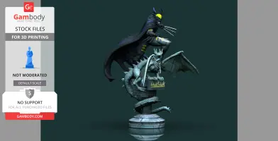 Dark Claw Batman Wolverine Amalgam comics fanarts STL files 3d printing by CG Pyro