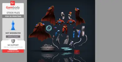 Magneto Magneticmen Amalgam fanarts by CG Pyro - STL Files