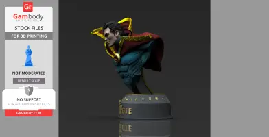 Dr Strange Fate Amalgam comics fanarts STL files by CG Pyro