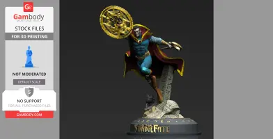 Dr Strange Fate Amalgam comics fanarts STL files by CG Pyro