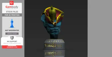 Dr Strange Fate Amalgam comics fanarts STL files by CG Pyro