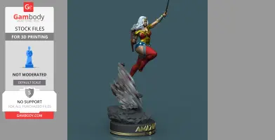 Amazon Storm (Storm x Wonder Woman) Amalgam STL Files - CG Pyro