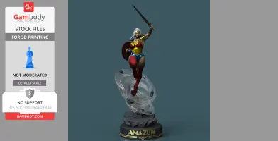 Amazon Storm (Storm x Wonder Woman) Amalgam STL Files - CG Pyro