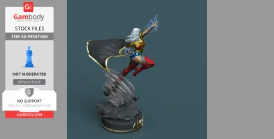 Amazon Storm (Storm x Wonder Woman) Amalgam STL Files - CG Pyro
