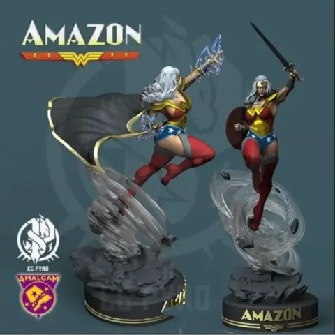 Amazon Storm (Storm x Wonder Woman) Amalgam STL Files - CG Pyro