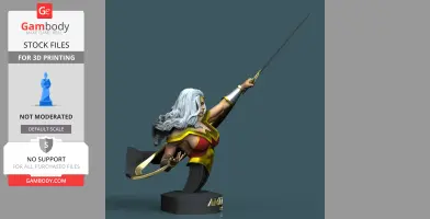 Amazon Storm (Storm x Wonder Woman) Amalgam STL Files - CG Pyro