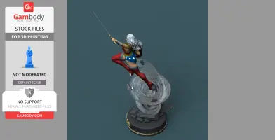 Amazon Storm (Storm x Wonder Woman) Amalgam STL Files - CG Pyro