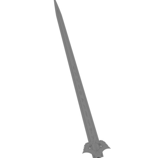 Amazon bust_sword.stl