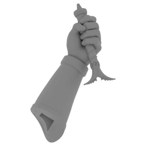 Amazon bust_right_hand_sword1.stl