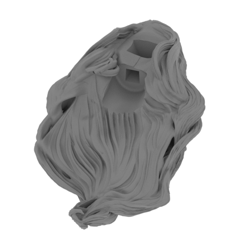 Amazon bust_hair.stl