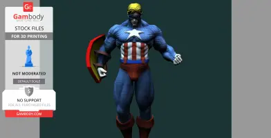 Super Soldier (Superman x Captain America) Amalgam STL Files - CG Pyro