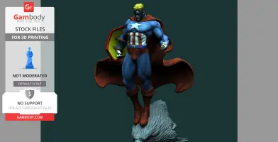 Super Soldier (Superman x Captain America) Amalgam STL Files - CG Pyro