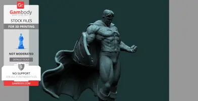 Super Soldier (Superman x Captain America) Amalgam STL Files - CG Pyro