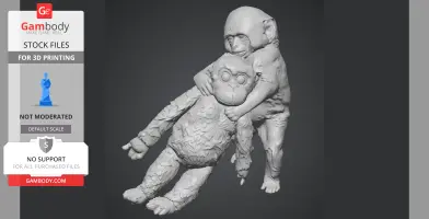 Baby Monkey Punch with Toy