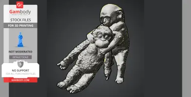 Baby Monkey Punch with Toy