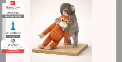 Baby Monkey Punch with Toy