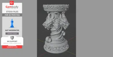 Demon orb on pedestal