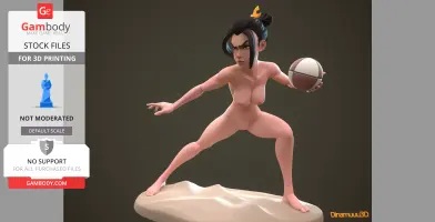 Azula from Avatar the Last Airbender 3D Print Files STLs