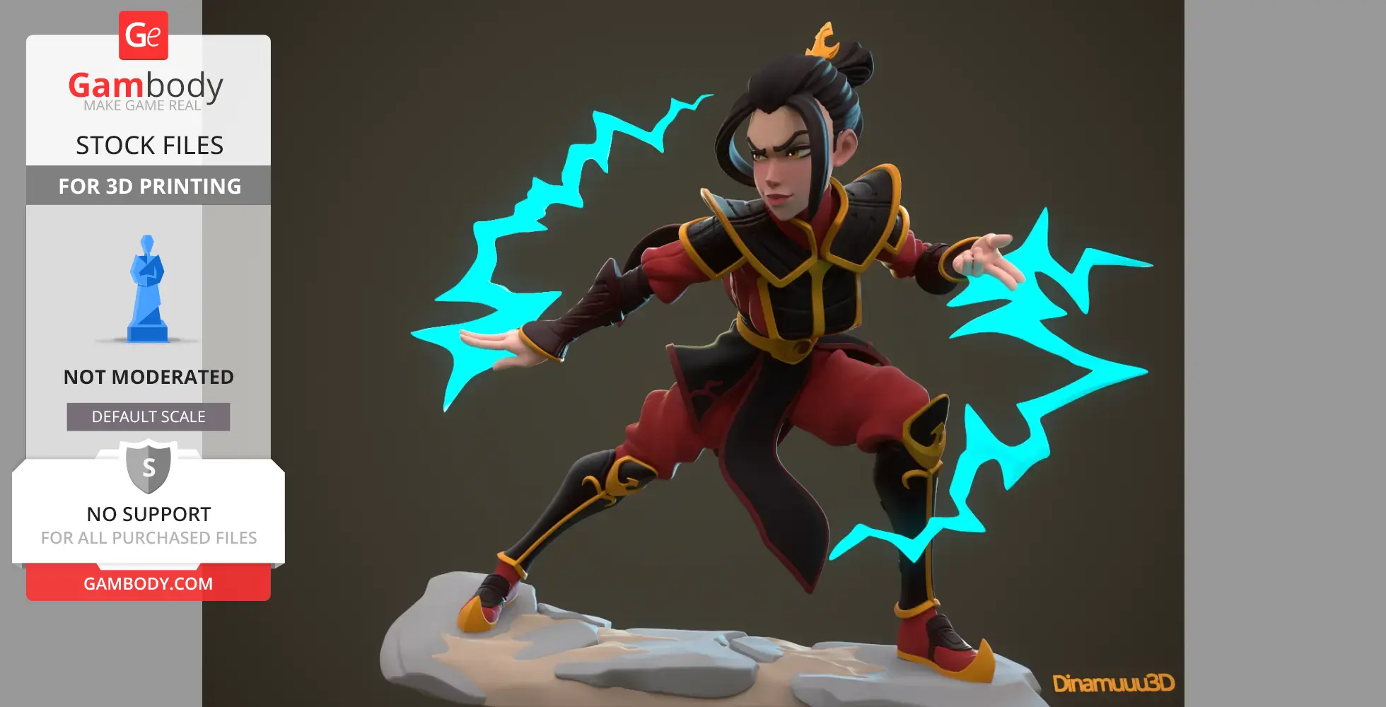 Azula from Avatar the Last Airbender - STL files | Gambody Stock