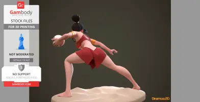 Azula from Avatar the Last Airbender 3D Print Files STLs