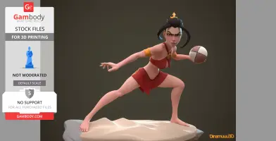Azula from Avatar the Last Airbender 3D Print Files STLs