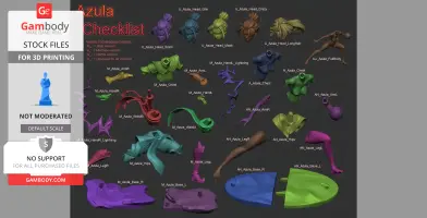 Azula from Avatar the Last Airbender 3D Print Files STLs