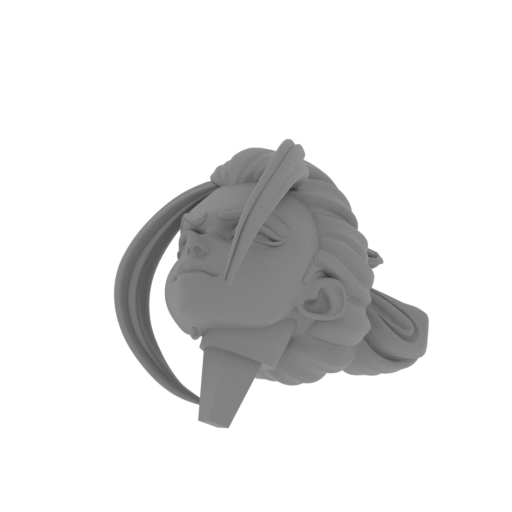 U_Azula_Head_Smirk.stl