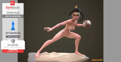 Azula from Avatar the Last Airbender 3D Print Files STLs