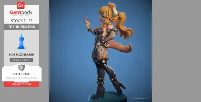 Bowsette from Mario 3D Print Files STLs