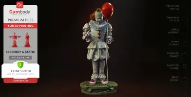Pennywise Deadlights 3D Printer Files | Assembly