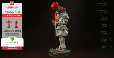 Pennywise Deadlights 3D Printer Files | Assembly