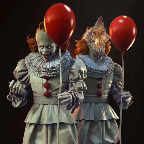 Pennywise Deadlights 3D Printer Files | Assembly