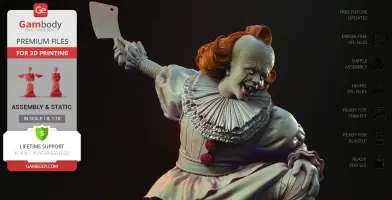 Pennywise Attack 3D Printer Files | Assembly